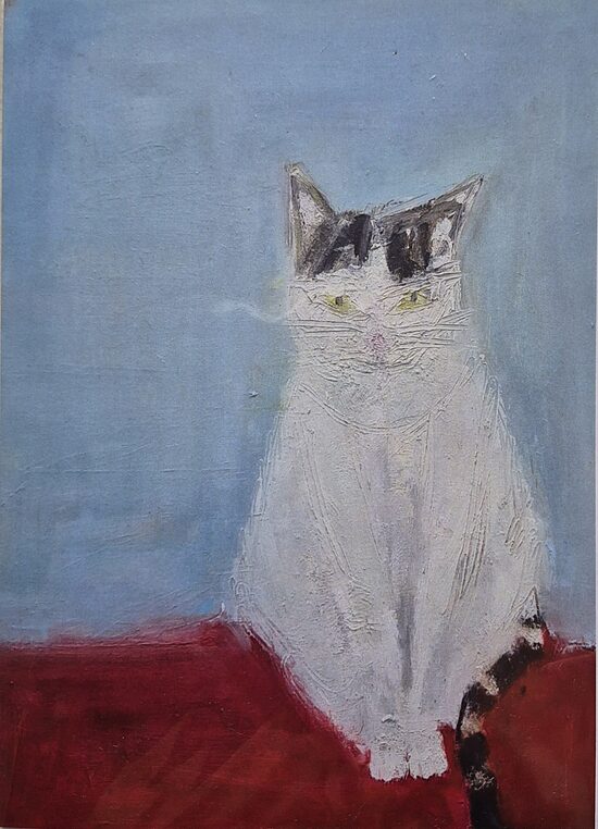 Cat on the Red Mat