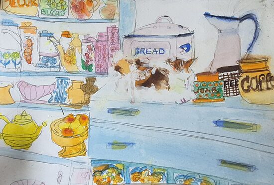On the Cabinet