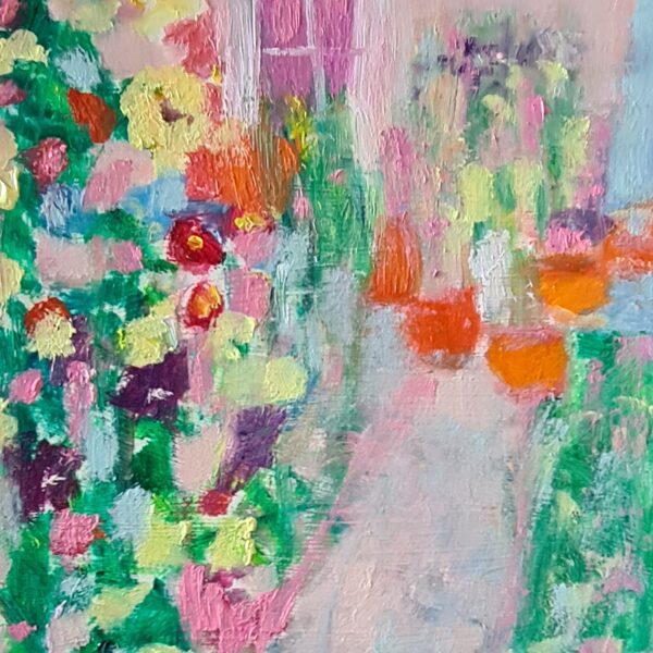 Colony Garden - Oils on Canvas 12" x 16" 2021