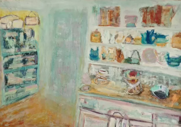 Kitchen Dresser - Oils on Card 