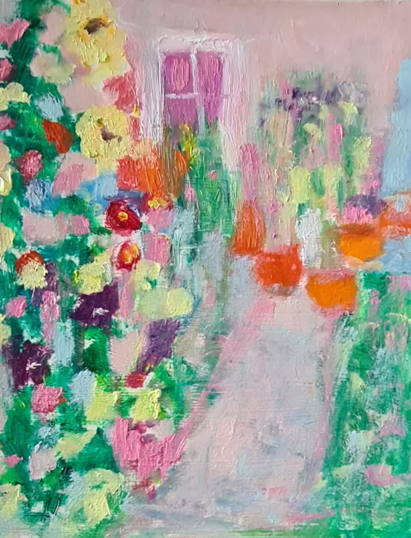 Colony Garden - Oils on Canvas 12" x 16" 2021